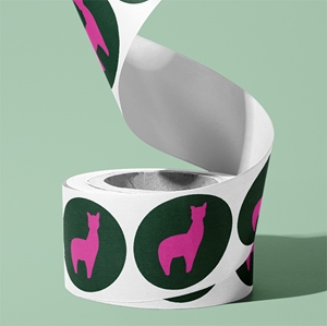 Show details for Custom Printed Circular Labels